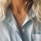Halskæde Naja Sterling Silver 18k forgyldt - VIAMAJA.DK