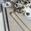 Collier Vivienne plaqué or 18 carats - 48 cm