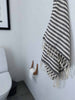 Serviette de bain hamam à jolies rayures - 90x180