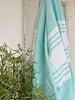 Serviette hammam - Vert pastel Økotex