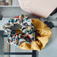 Hårelastikker scrunchie 2 stk - Gul mix - VIAMAJA.DK