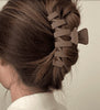 Pince à cheveux Nora – qualité robuste Beige foncé
