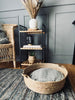 Panier pour chien / chat en naturel avec coussin - Petit