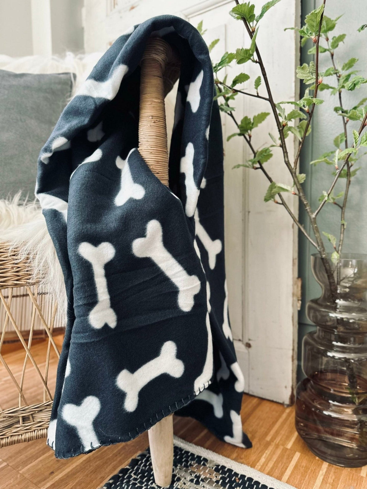 Hundetæppe – 70×100 Black - VIAMAJA.DK