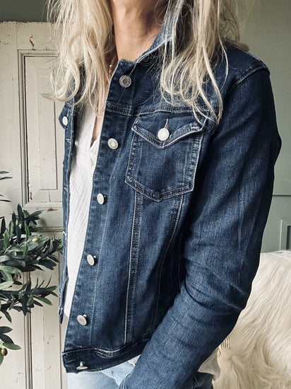 Jakke Denim dark - VIAMAJA.DK