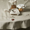 Nappe de Noël en mélange de lin - Dia 210 cm