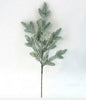 Branche de Noël 53 cm - Vert/Glacé
