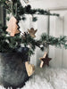 Suspensions de Noël nature mix - Mango 12 pcs