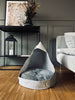 Maison pour chat avec coussin – Gris