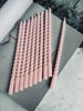 Cierges torsadés 10 pcs - Rose
