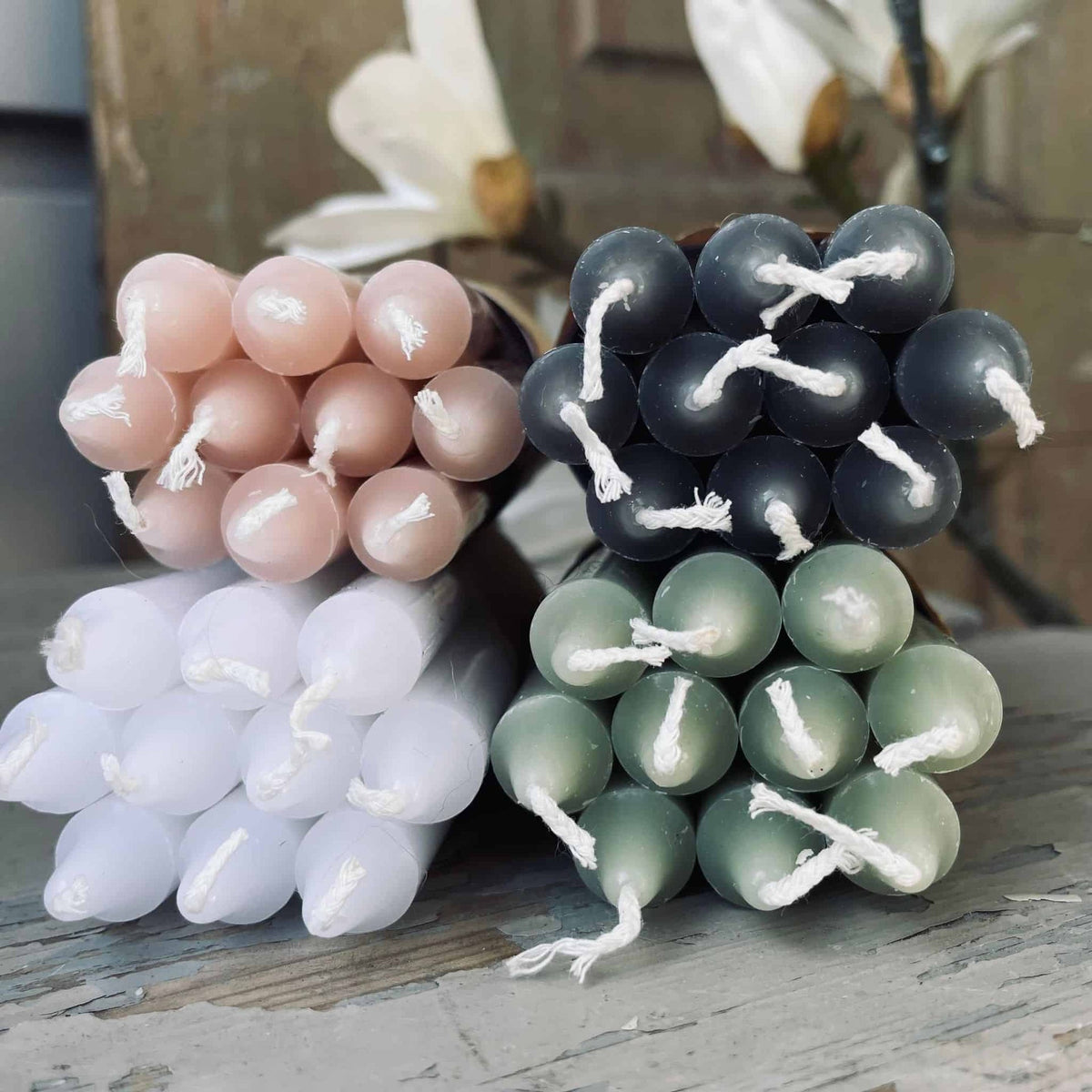 Kertelys pak a 10 stk Malva Rose - VIAMAJA.DK