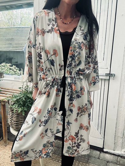 Kimono Flora Silk - VIAMAJA.DK