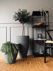 Pot en plastique - Motif horizontal H 40 cm