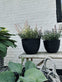 Krukke med riller – Black small - VIAMAJA.DK