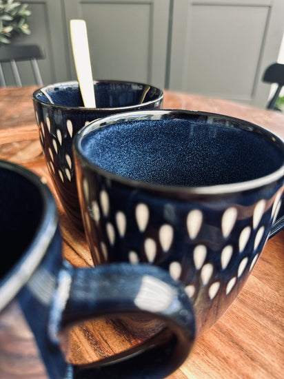 Krus i stentøj – Nordic blue - VIAMAJA.DK