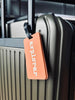Étiquette de bagage - Orange