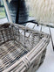 Kurv / kasse i kraftig rattan – Stor - VIAMAJA.DK