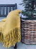Doux plaid chaud -  Moutarde