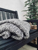 Beau plaid en grosse maille – Gris Mix
