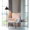 Fauteuil en fausse peau de mouton