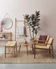 Fauteuil en chêne massif et corde de papier - design nordique