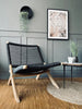 Fauteuil Teak Black - Homologué pour intérieur et extérieur