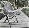 Peau de mouton à la superbe finition - gris