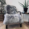 Peau de mouton – Gris clair 140cm