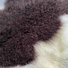 PEAU DE MOUTON TIBÉTAINE 90-94cm CHOCO