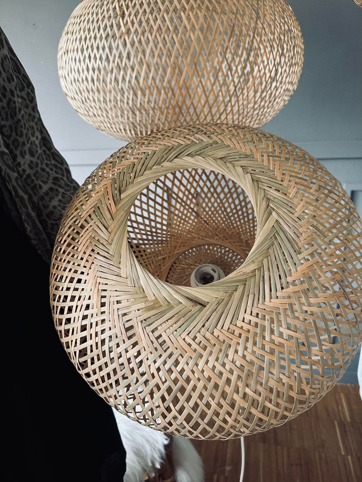 Lampe bambus - Dia 60cm - VIAMAJA.DK