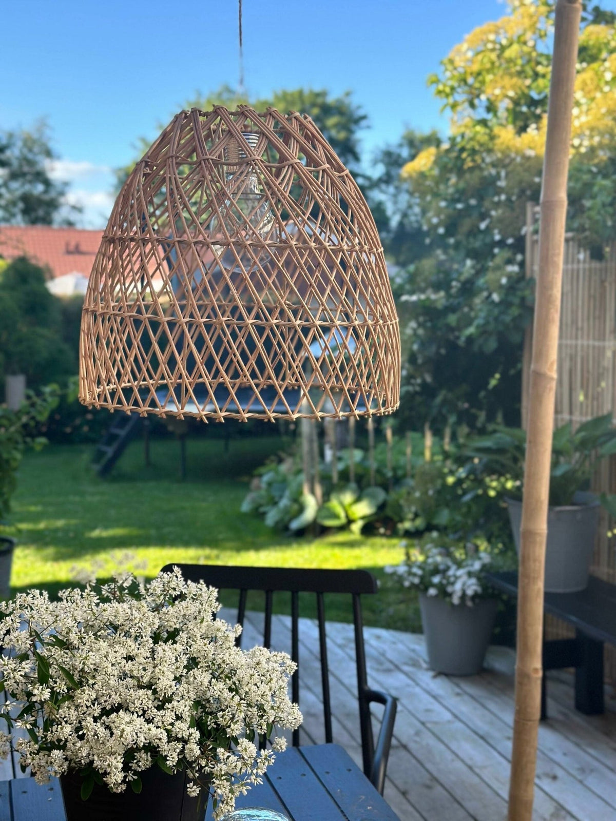 Lampeskærm Rattan - VIAMAJA.DK