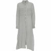 Longue chemise en lin kaki vert poudré – OLLI M/L