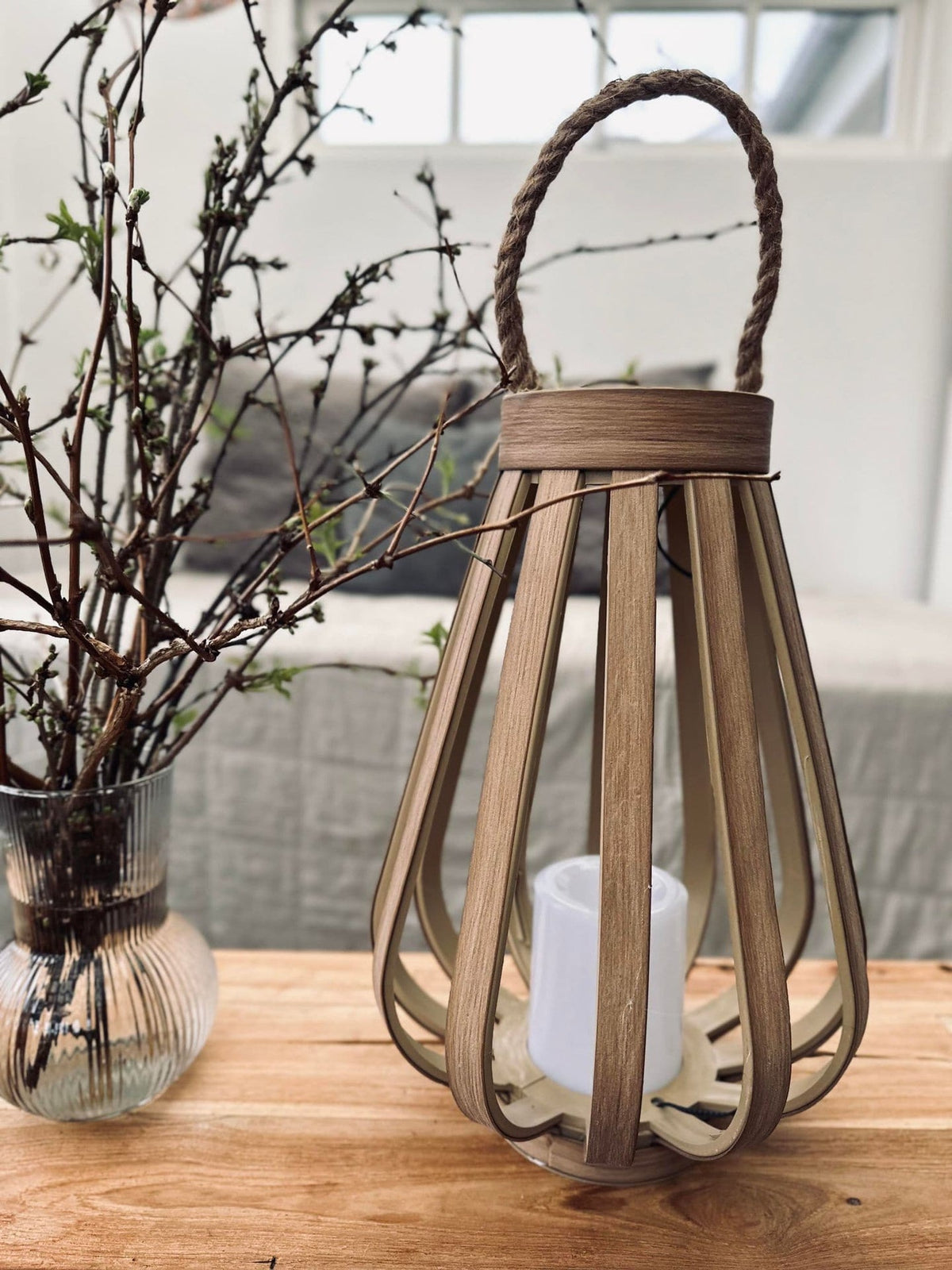 Lanterne med solceller – Nature 34cm - VIAMAJA.DK