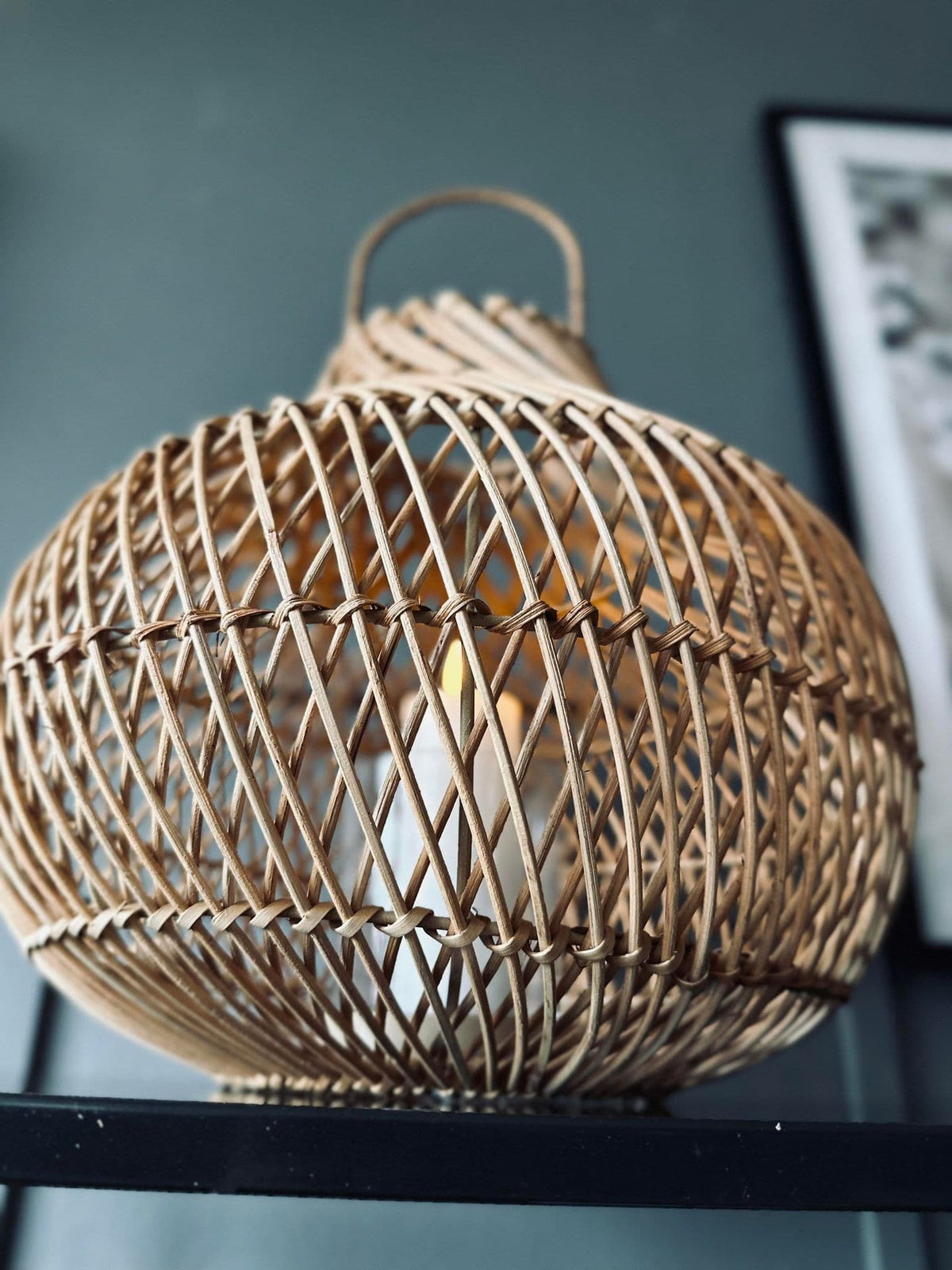 Lanterne Nature - H 30cm Håndlavet - VIAMAJA.DK