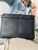 Pochette pour ordinateur portable - BLACK LEATHER