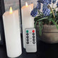 LED Bloklys – 20cm – med 3D væge - VIAMAJA.DK
