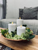 Bougies bloc LED / Blanches – Lot de 3 – Télécommande incluse