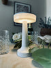 Lampe de table LED tactile rechargeable - Blanc