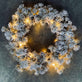 LED cederkrans med sne - 2 stk - VIAMAJA.DK
