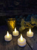 Bougies chauffe-plat LED - 4 pcs