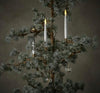 Bougies de sapin de Noël LED avec cristal - sans fil avec supports 10 pcs / PROMO
