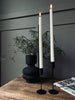 Bougies pilier coniques LED - H 38 cm