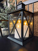 Lanterne LED avec 3 bougies bloc