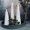 Bougies LED - lot de 3 bougies coniques avec télécommande