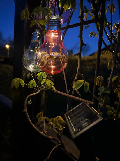 LED Lyskæde med solceller - Udendørs COLOR - VIAMAJA.DK