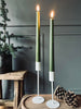 Bougies LED sur tige 2 pcs - Olive 28 cm