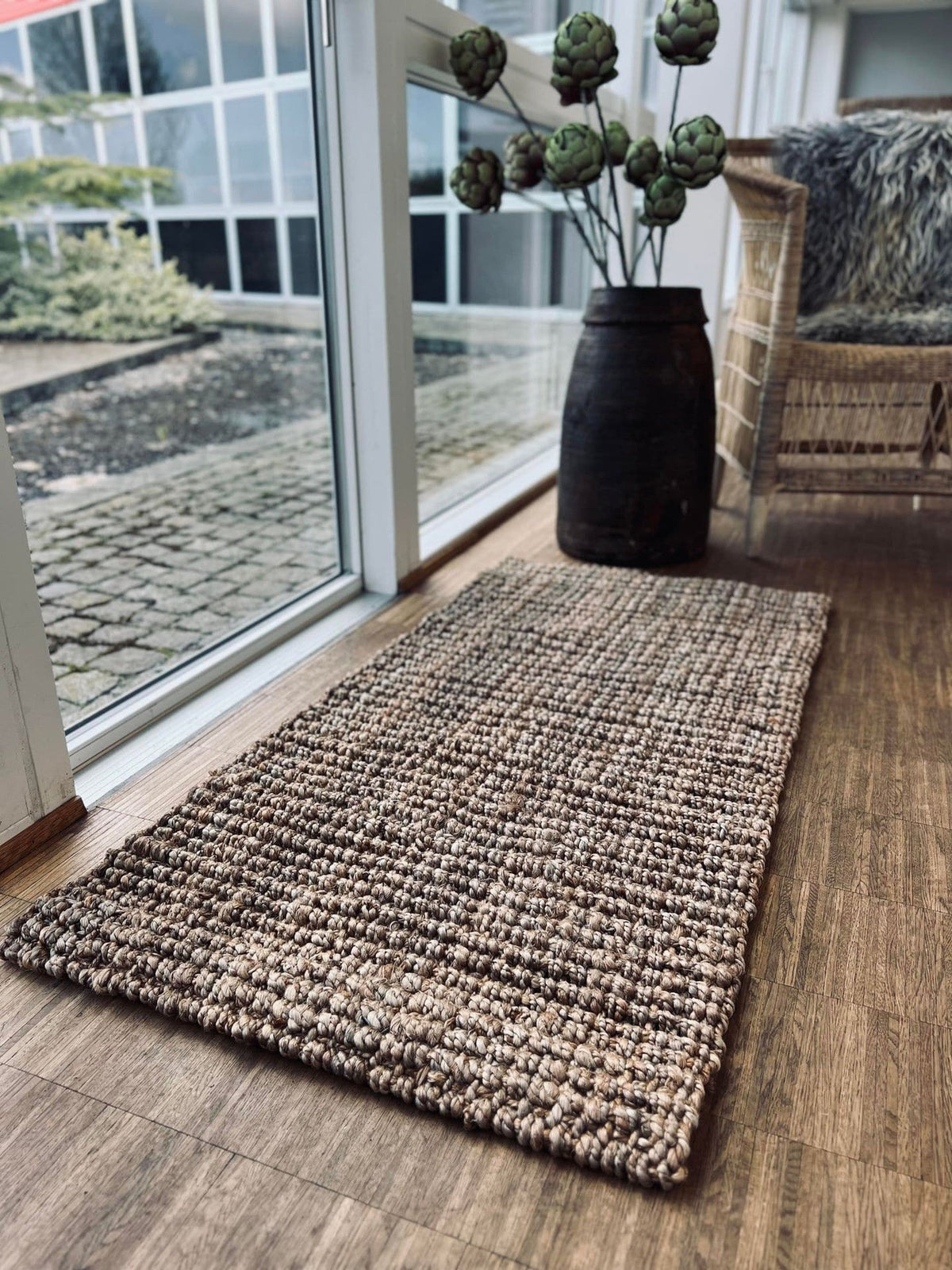 Luksus måtte i jute – 60x120cm - VIAMAJA.DK