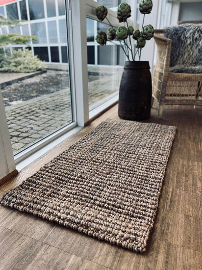 Luksus måtte i jute – 60x120cm - VIAMAJA.DK