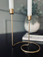 Lysestage - Dobbelt guld assorteret - VIAMAJA.DK