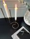 Lysestage - Dobbelt guld assorteret - VIAMAJA.DK